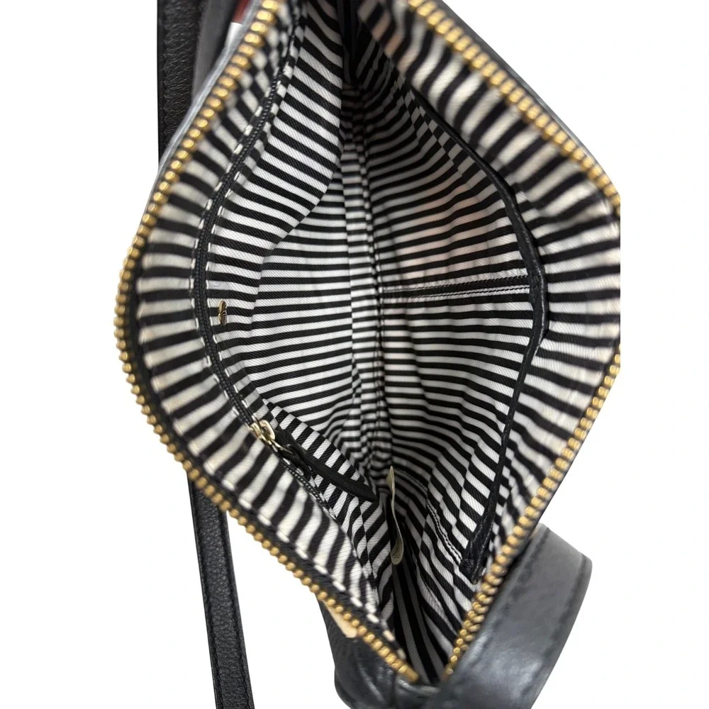 Kate Spade New York Colorblock Crossbody, Taupe and Black, 100% Cow Leather